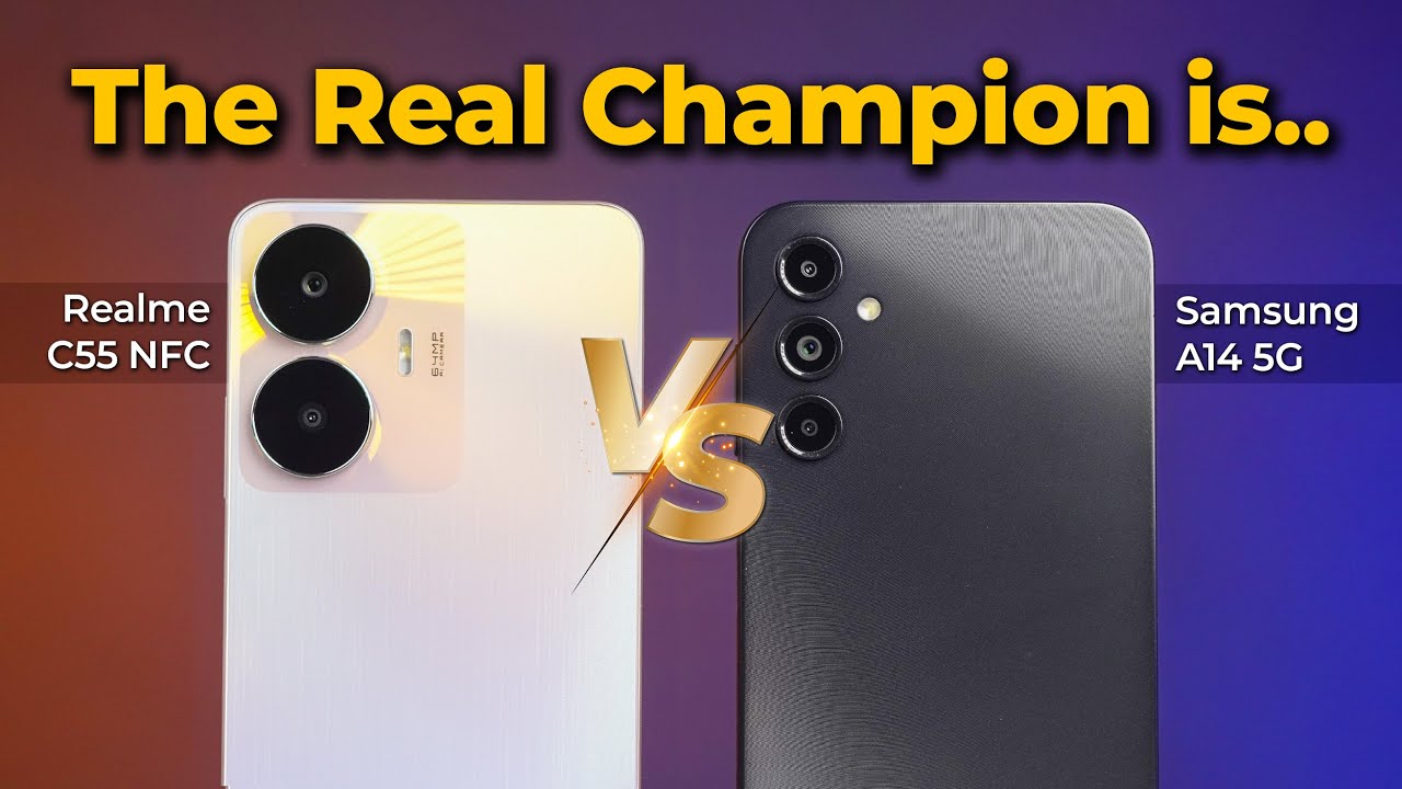 2JUTAAN TERBAIK!! realme C55 VS Samsung A14 5G Camera & Gaming Test