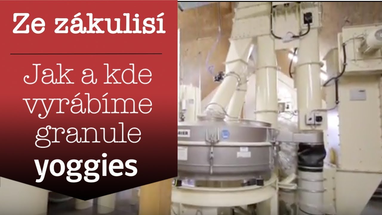 Yoggies | Jak a kde se vyrábí granule lisované za studena