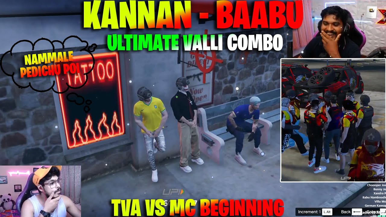 Baabu - Kannapi Combo 💥 TvA vs Mc War 😌 The Biggest Valli Combo Is Back 😂 നമ്മളെ പേടിച് പോയി 🤭