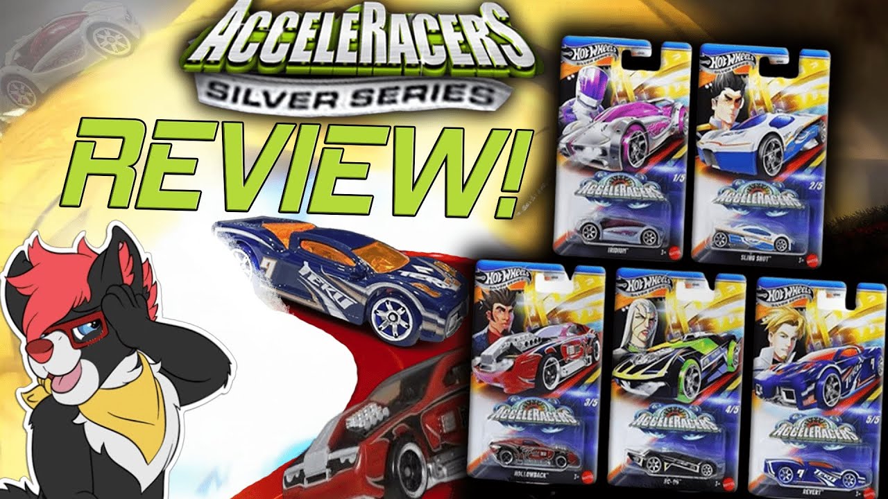 Запоздалый обзор серии Hot Wheels AcceleRacers: Silver Series!