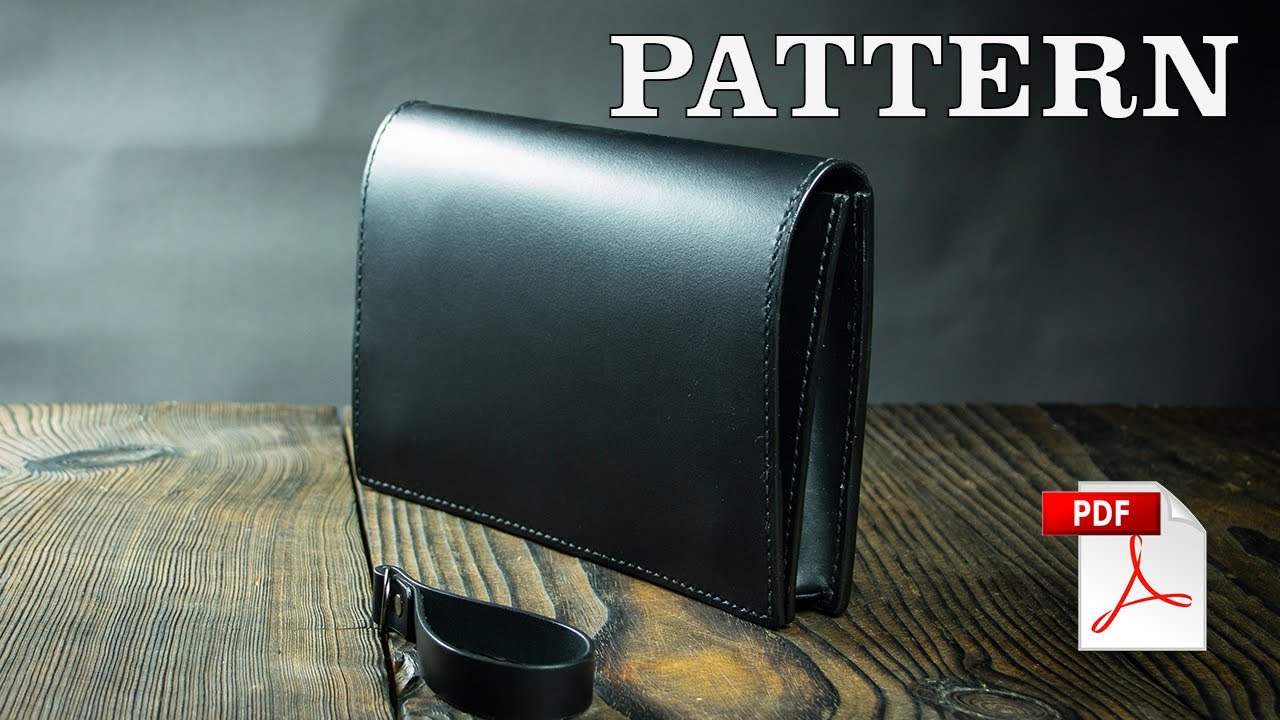 Unisex Leather Clutch PATTERN Я обещал, Я сделал. Халява кончилась.