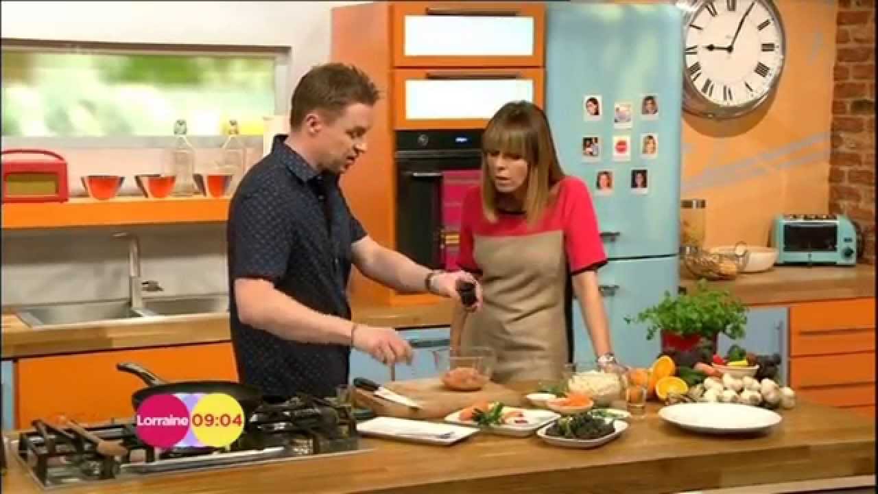 KATE GARRAWAY:-:  Lorraine's Kitchen - 14 April 2014 - feat.  James Tanner