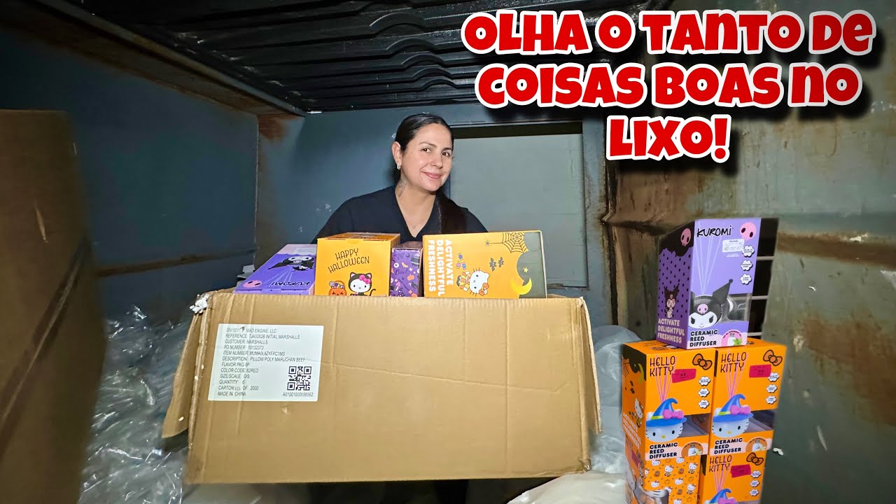 Olha o tanto de coisas boas no lixo dos Estados Unidos! 🇺🇸