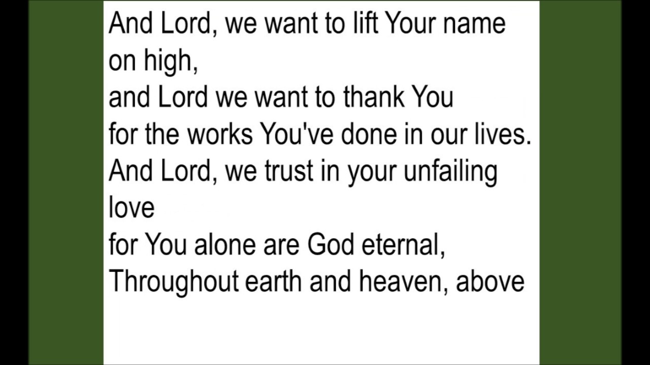 Great is the Lord