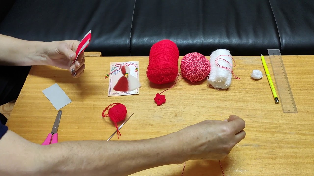 Making a martenitsa part 1