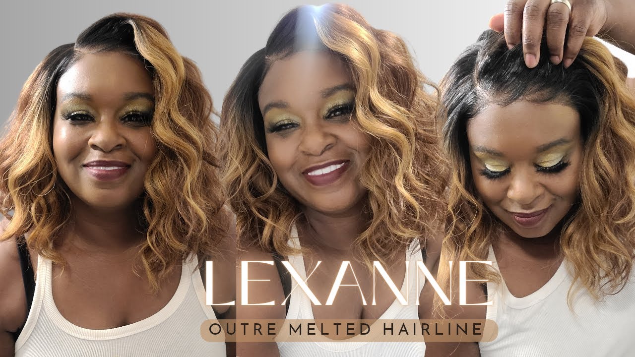 LEXANNE//🌞 SUMMER DON'T GO! THIS THE ONE!//OUTRE MELTED HAIRLINE SYNTHETIC LACE FRONT BOB WIG