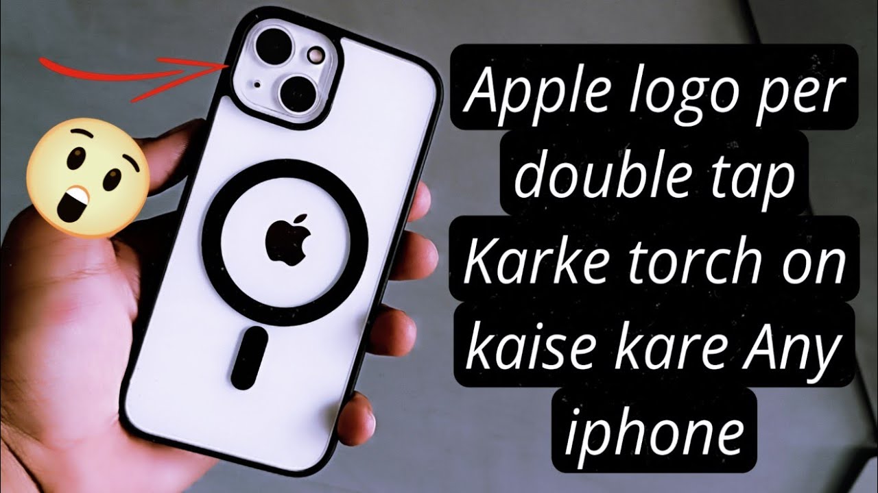 Apple logo per double tap karke / torch on kaise kare iphone 13 , Any iphone 😮 ios 18.1 update #virl