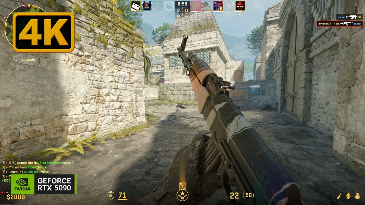Counter-Strike 2 Gameplay 4K (No Commentary)