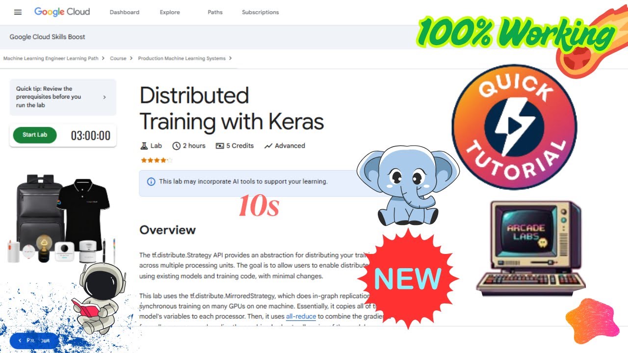 Distributed Training with Keras | Complete Guide | #qwiklabs #coursera