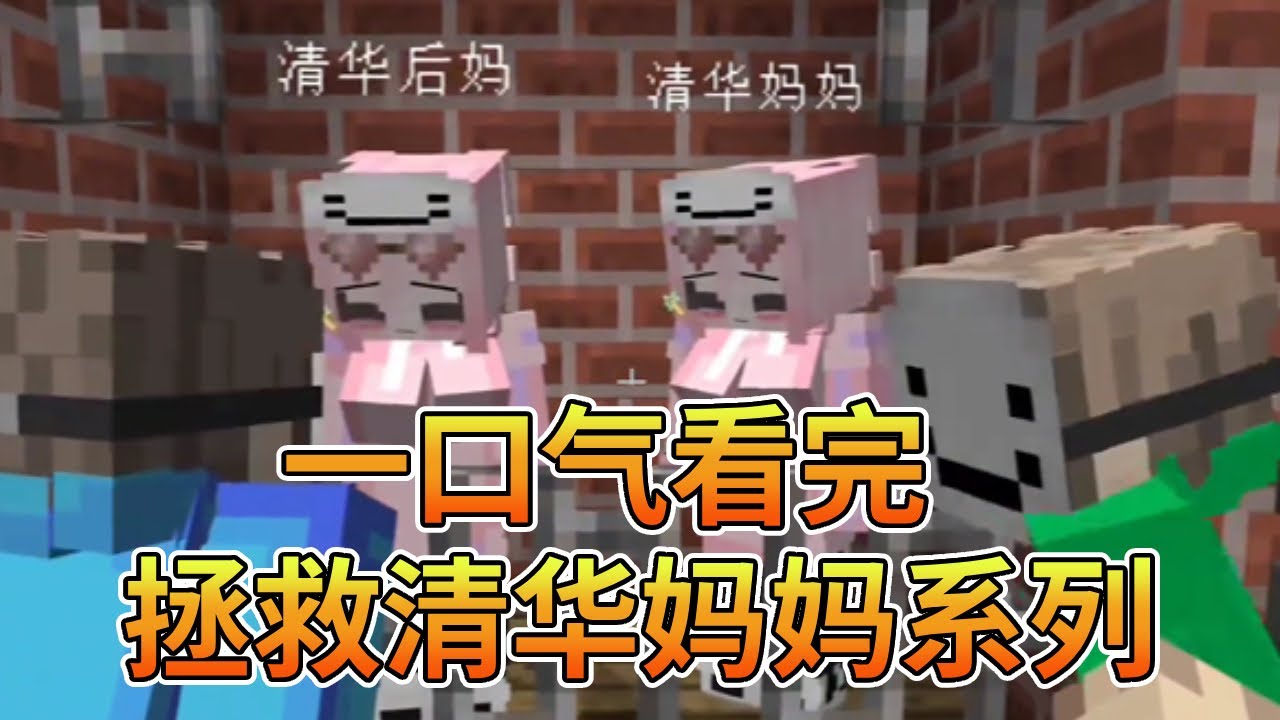 我的世界：拯救清华妈妈系列，一口气看完，区区一万吨作业【我的世界细狗】