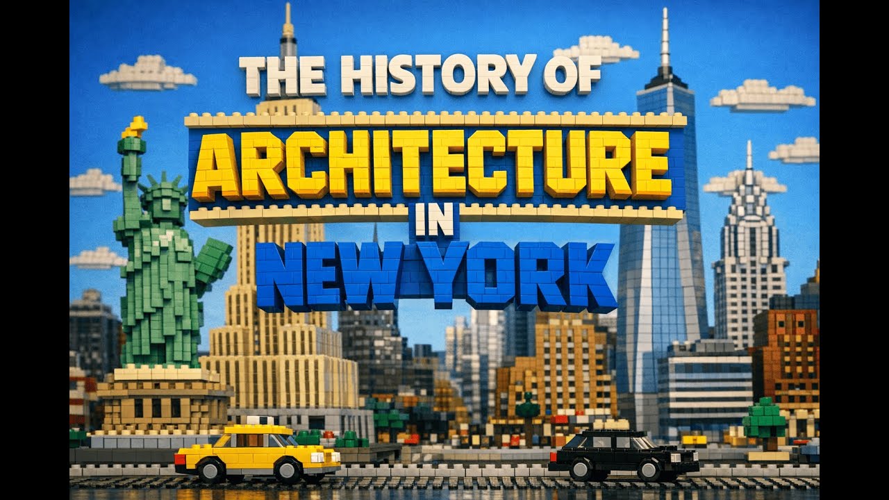 The History of New York Architecture… Entirely in LEGO! 🏙️🧱