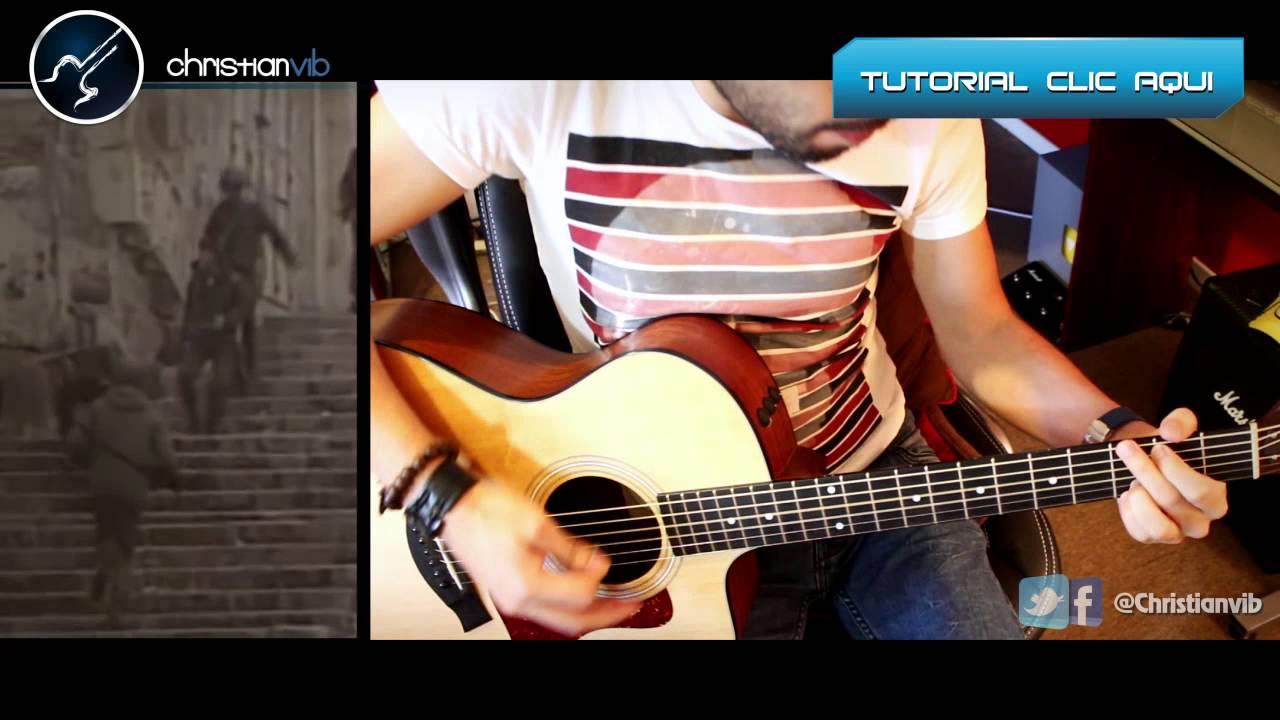 Wind of change SCORPIONS Acoustic Cover Guitarra Tutorial Demo Christianvib