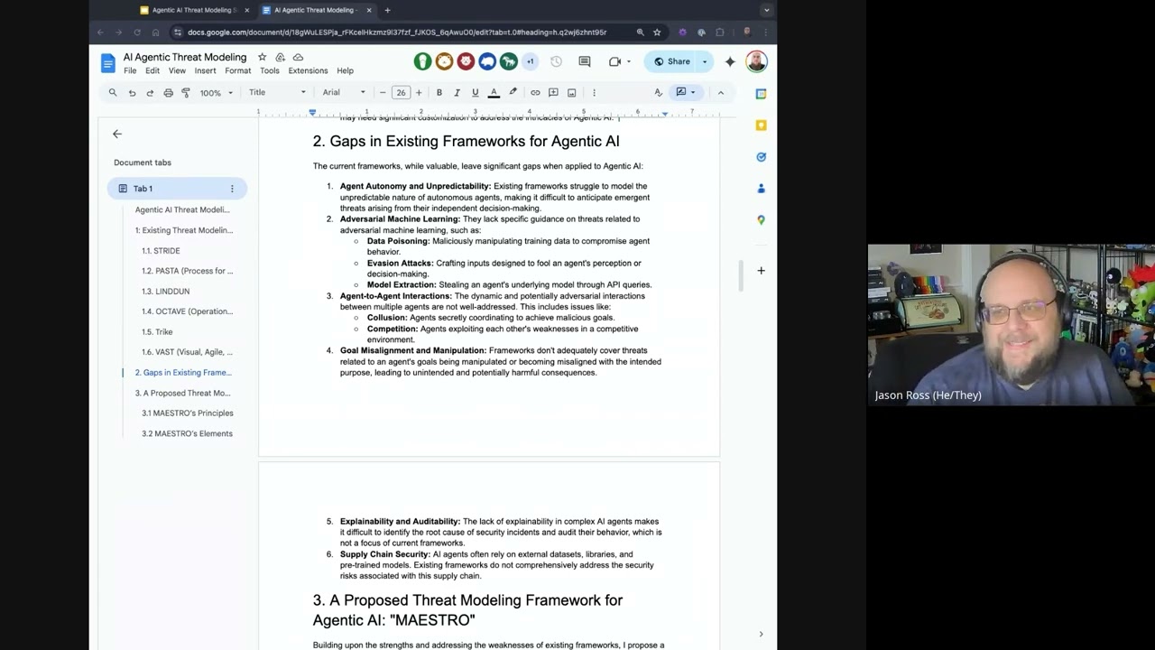 Agentic Threat Modeling Sub-Group Meeting - 2024-12-17
