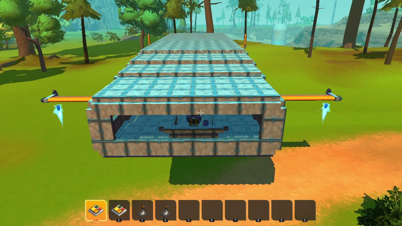 Big Cargo Spaceship in Scrap Mechanic
