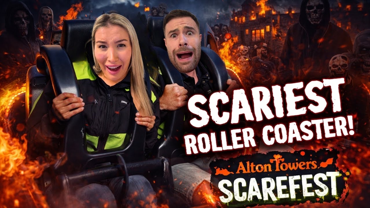 Alton Towers Scarefest | Spud Bros | Holly's Farm Shop Vlog