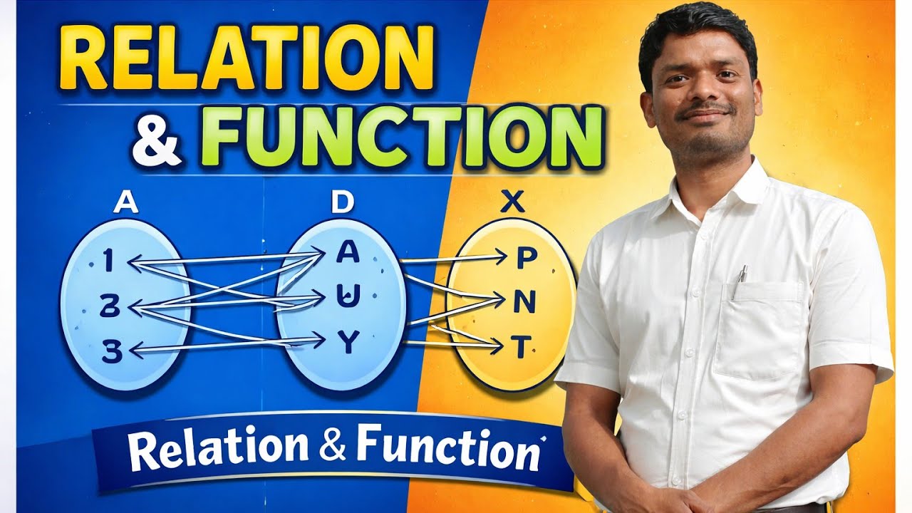 |L-15 CH-01 :Relation And Function -Properties Of Symmetric Realation with Example 