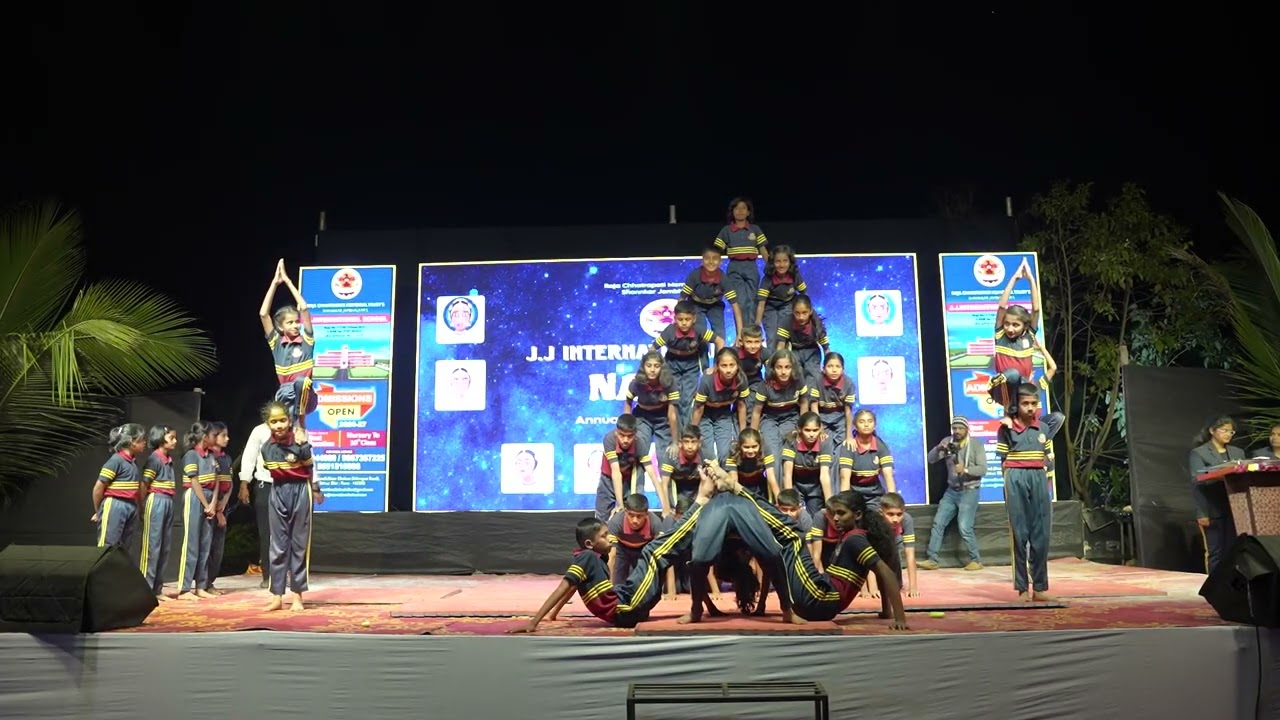 Pyramid Demo ANNUAL FUNCTION 2025-26 J J International School,Karandi,CBSE #schoolannualfunction