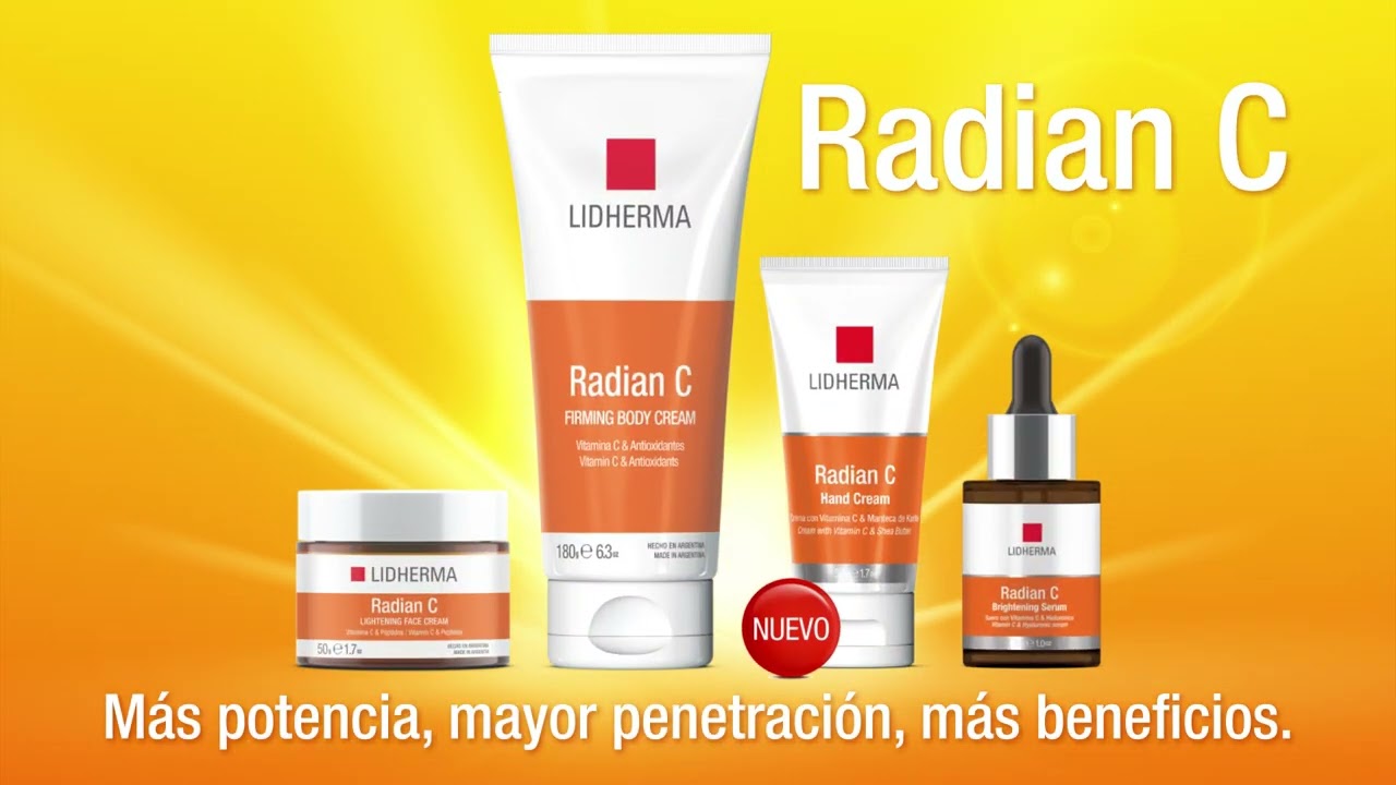 Radian C Hand Cream contiene Vitamina C, Alfa Arbutina y Manteca de Karit&eacute; - Lidherma