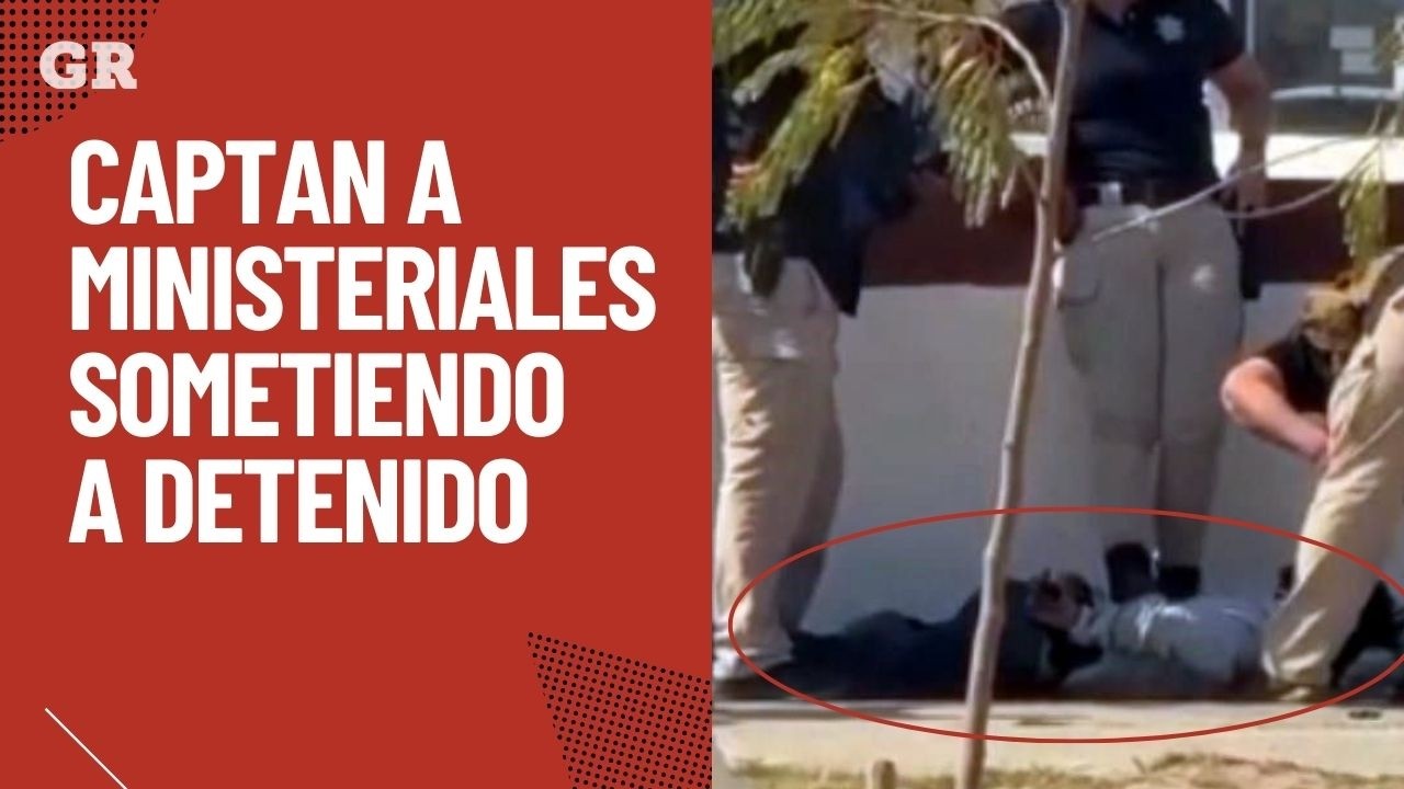 Captan a ministeriales sometiendo a detenido | Monterrey