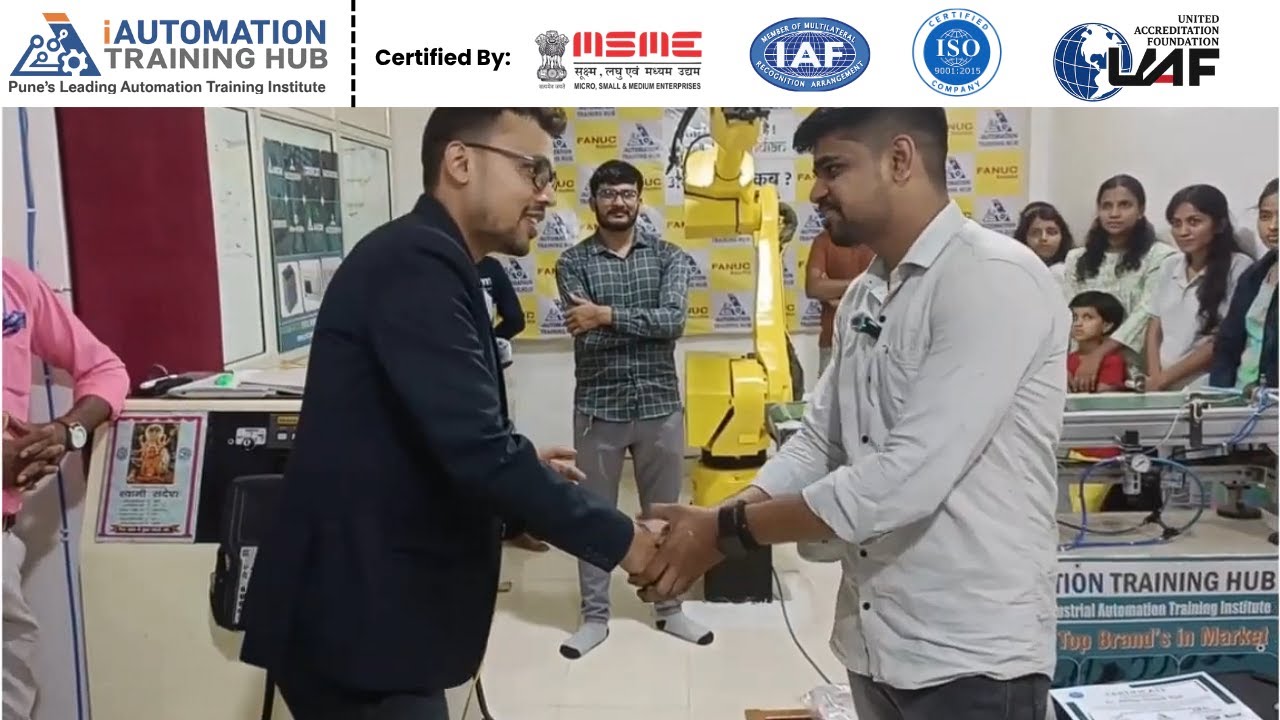 Placement Celebration #1 | Best Robotics, PLC, HMI & SCADA Training in Chakan, Pune, India #robotics