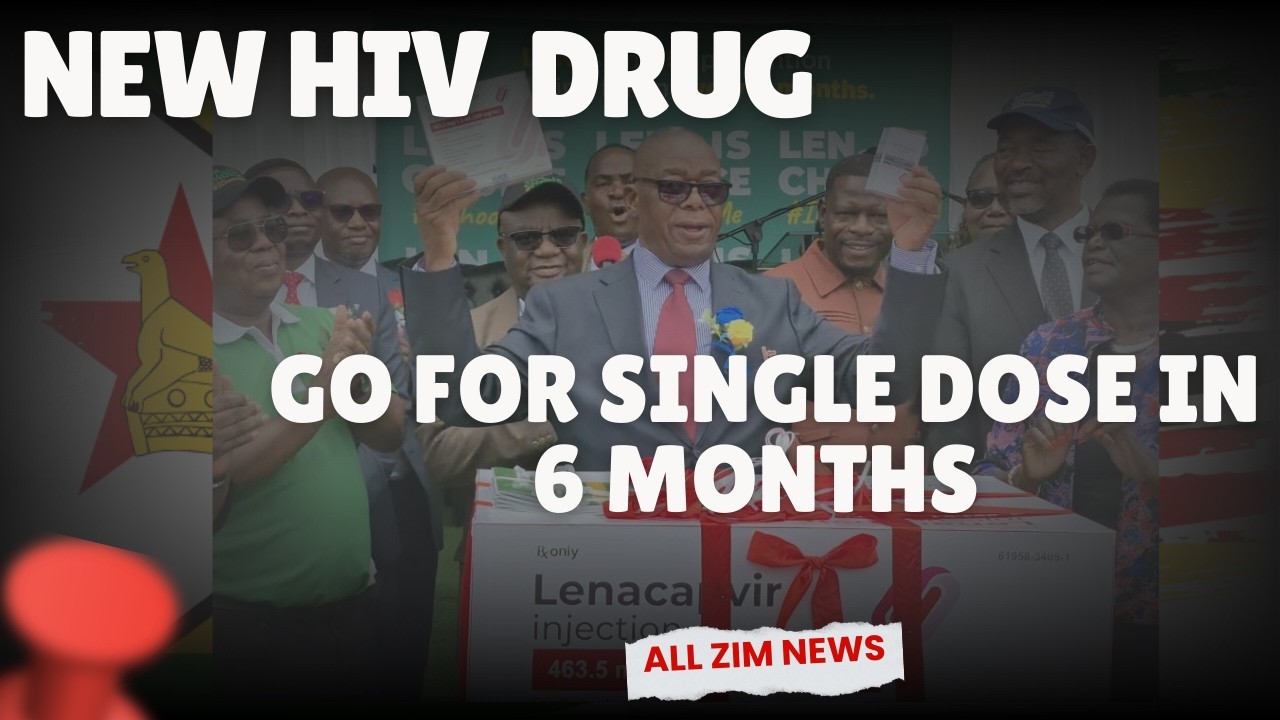 Watch Zimbabwe launches 6 months HIV prevention Drug lenacapavir