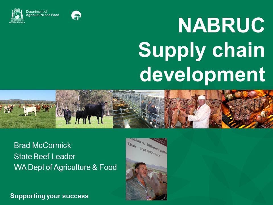 Beef supply chain development