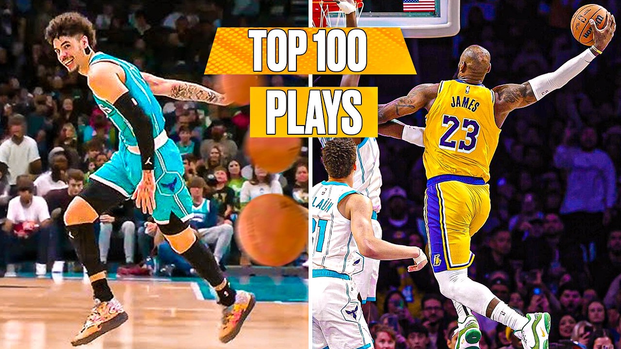 TOP 100 NBA PLAYS OF 2025 REGULAR SEASON ! 🔥