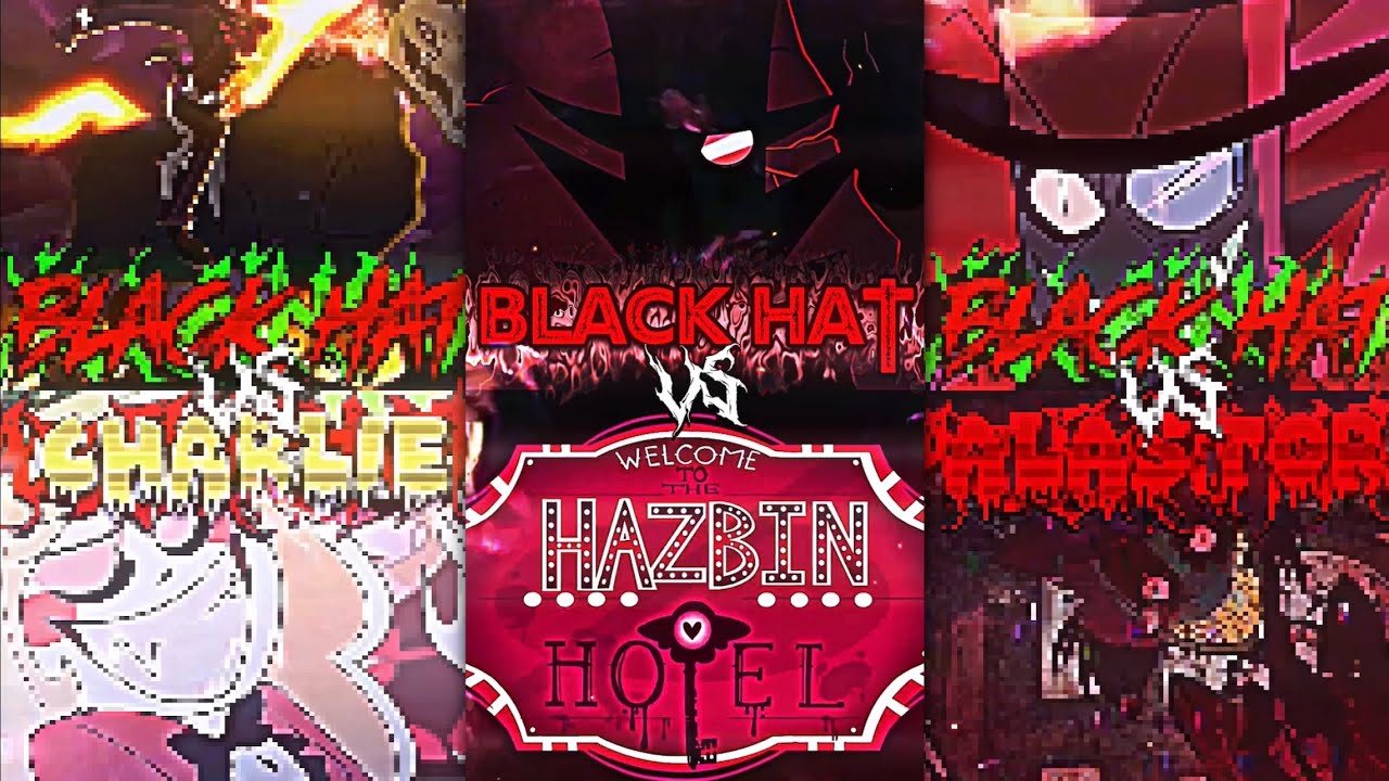 Black Hat vs Hazbin Hotel || VS BATTLES || #blackhat #villainous #hazbinhotel #alastor #ilyjawanni