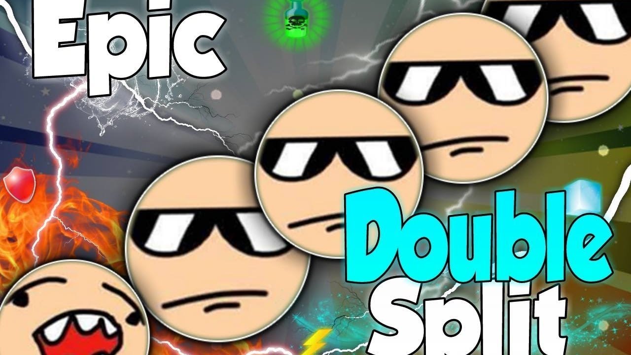 2x CRAZIEST DOUBLESPLIT!! //Same Size Popsplit ! //Gota.io 2v2  Gameplay! - RATGamer