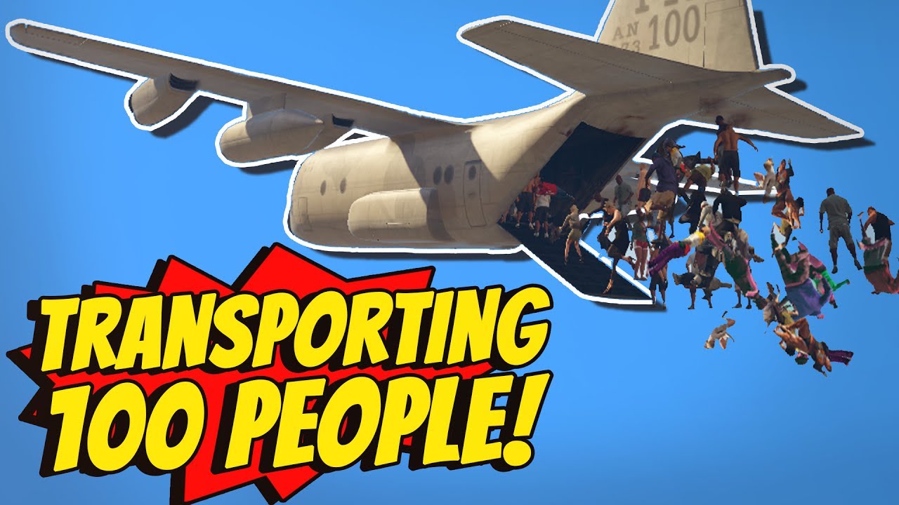 GTA 5 - Best way to TRANSPORT 100 PEOPLE?