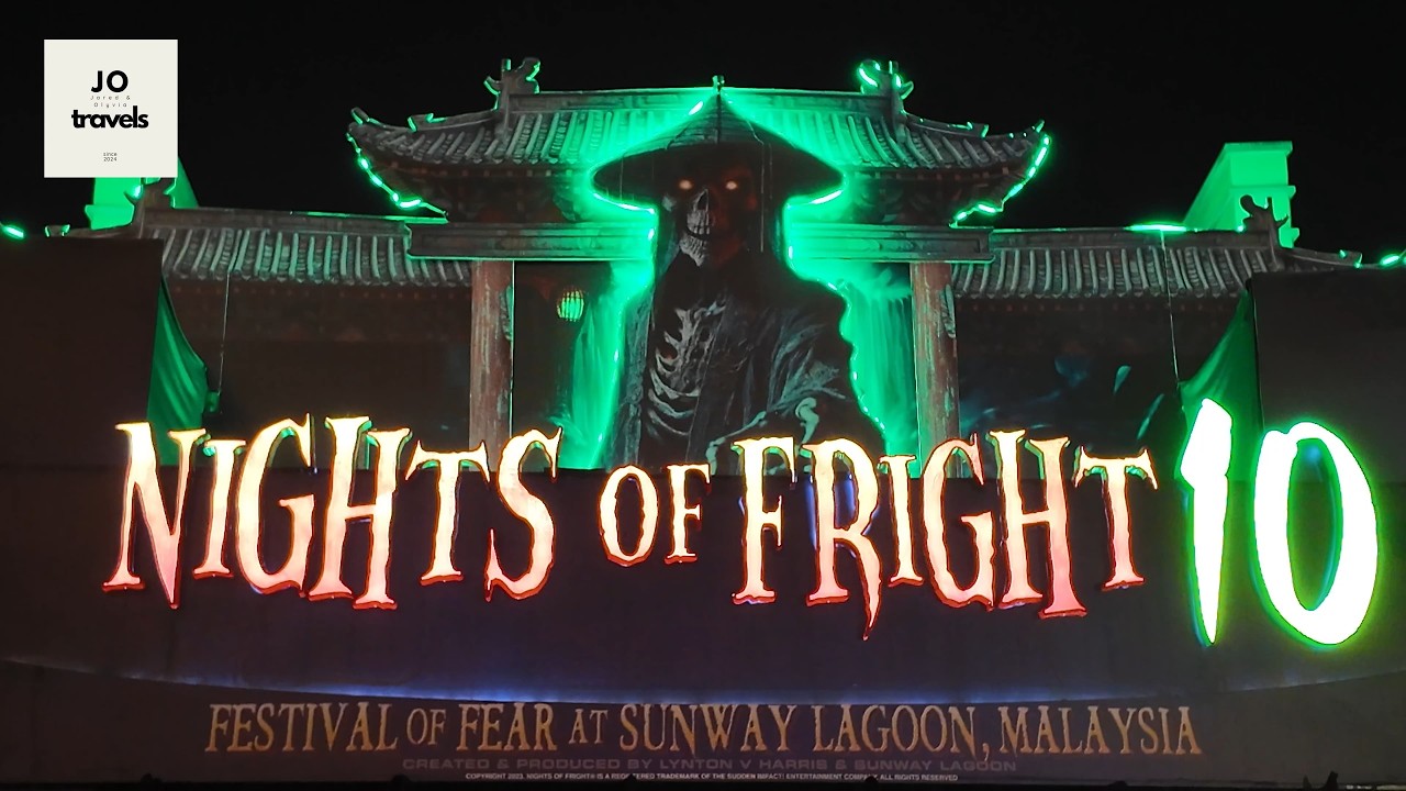 Halloween Nights of Fright 10 Sunway Lagoon 2024 part 1