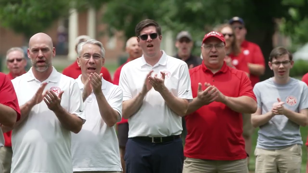 Miami University Fight Song performed by Men's Glee Club and Alumni