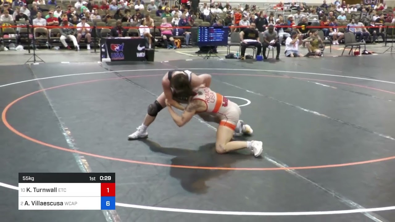 2024 WFS Senior World Team Trial: Karissa Turnwall vs Areana Villaescusa: 55 KG Quarterfinals