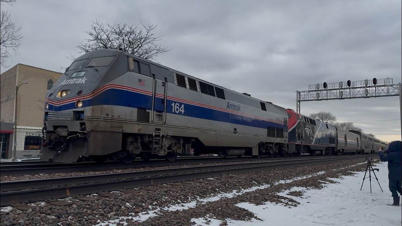 Lagrange Railfanning! 2/4/26 Ft. AMTK 164!