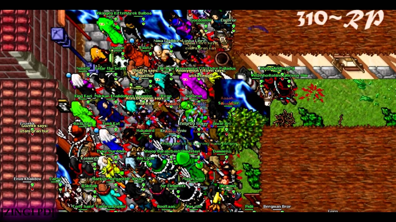 [Zingi FTW] Tibia HIBERNA War: EPIC HIBERNA, Arashi VS XGE +VT REC