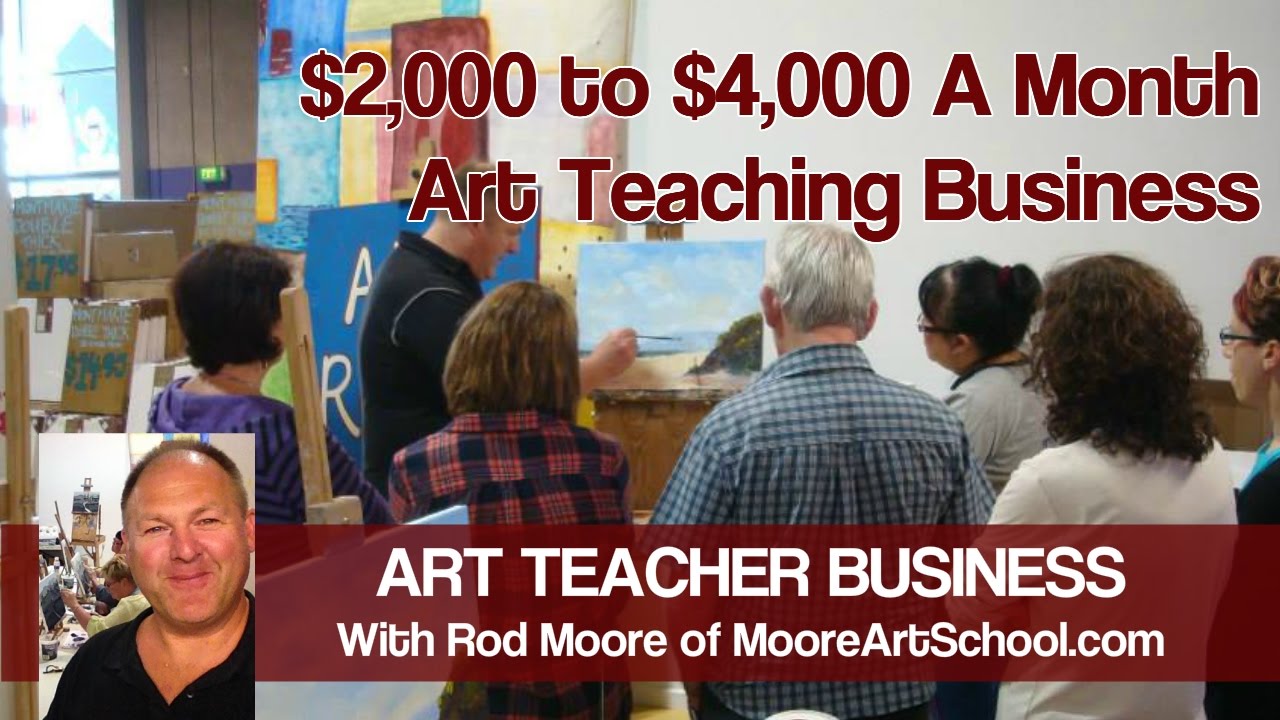 Art Teacher Business - $2,000 to $4,000 a Month Art Teaching Business VLOG 4 #MooreMethod
