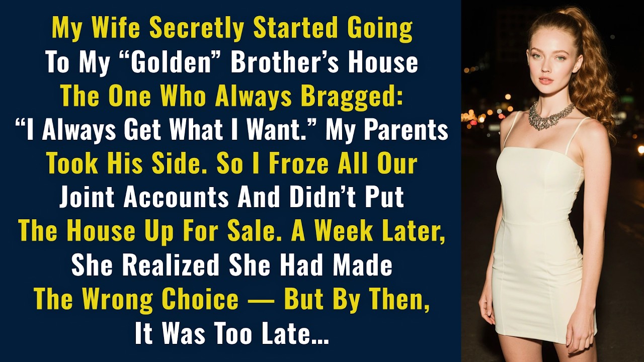 My Wife Secretly Started Going To My “Golden” Brother’s House — The One Who Always Bragged…