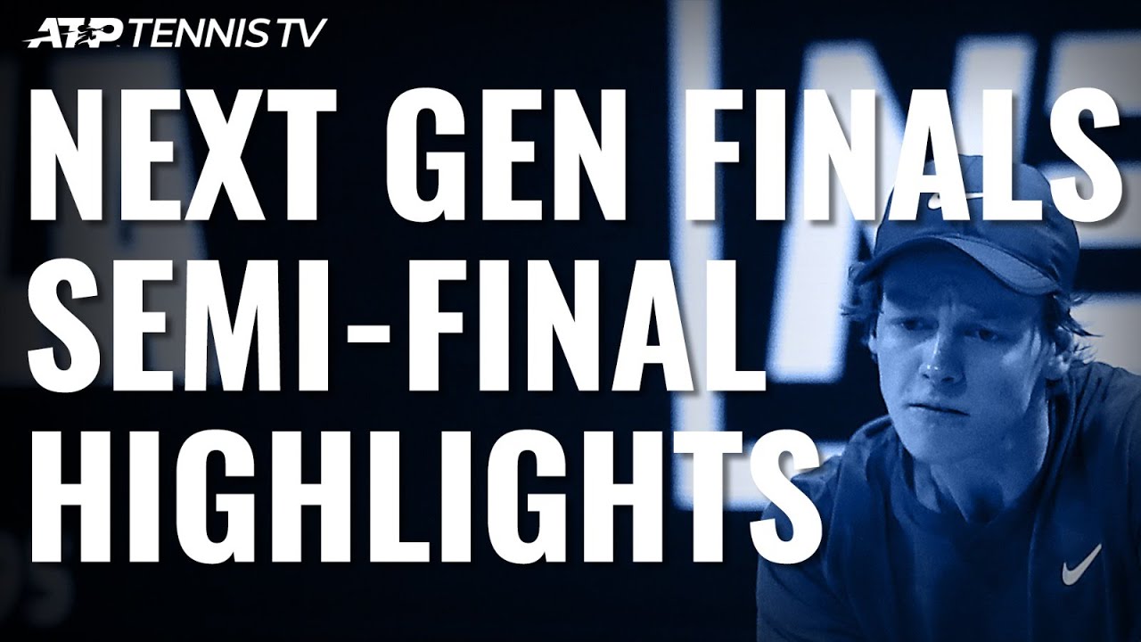 Jannik Sinner Powers into Final to face Alex de Minaur |  Next Gen ATP Finals Semi-Final Highlights