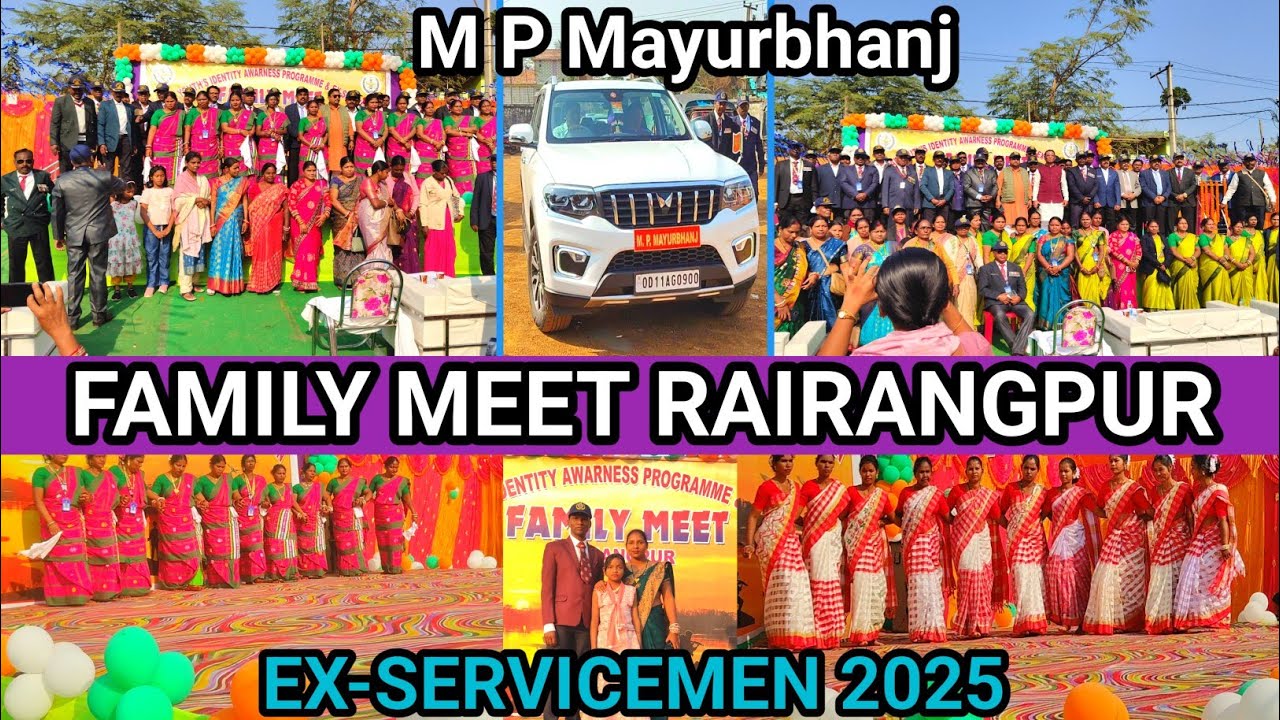 Rairangpur Ex-servicemen Get together Celebration 2025 || Sainik Santal Vlog 