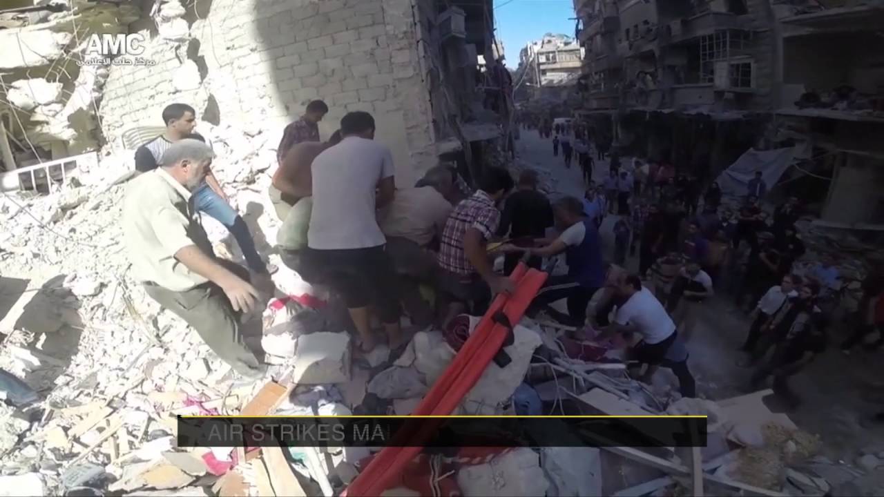 Russia resumes heavy bombing on Aleppo