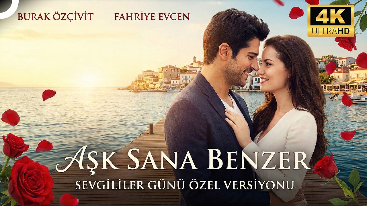 Aşk Sana Benzer | Fahriye Evcen - Burak Özçivit 4K Aşk Filmi İzle (SEVGİLİLER GÜNÜ ÖZEL)