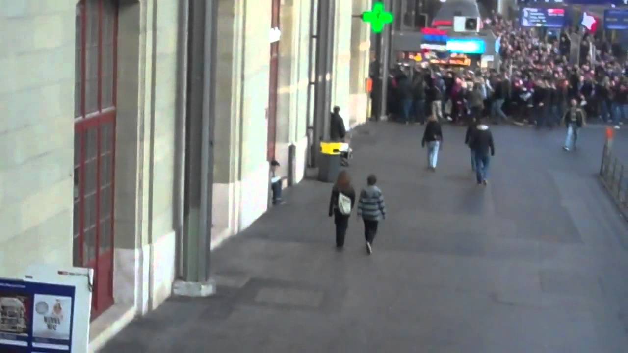 FC Zürich - FC Basel, Muttenzerkurve am Bahnhof