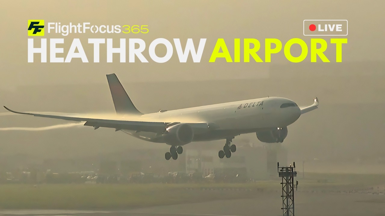 Heathrow Airport Live - Thursday 4th June 2026