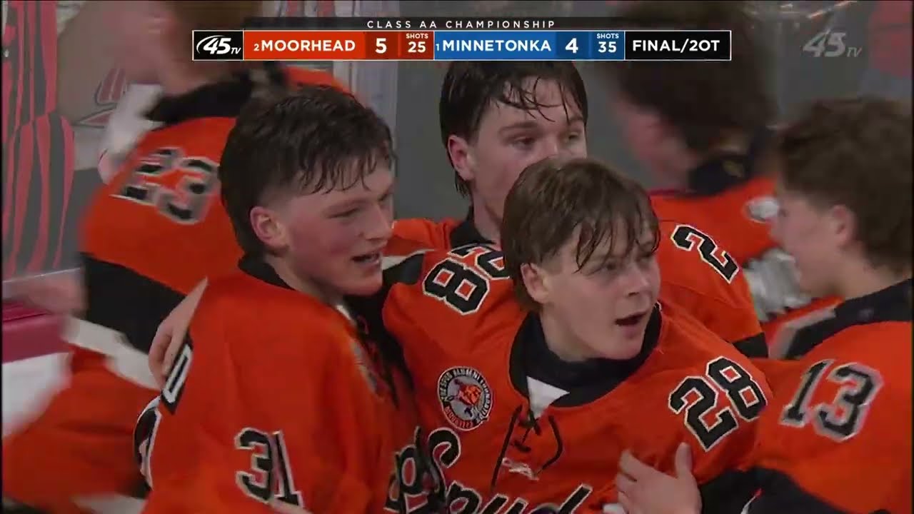 Moorhead vs Minnetonka GAME-WINNING GOAL - 2026 Minnesota Boys State Hockey AA Championship