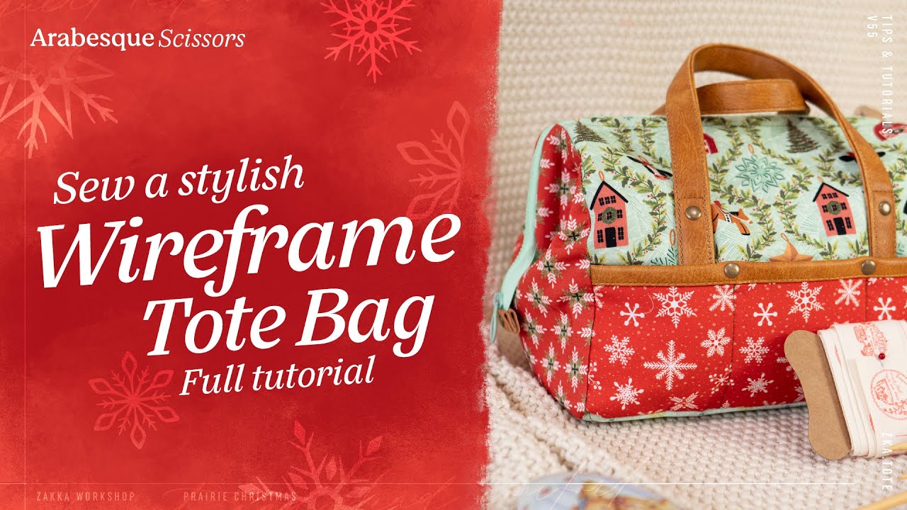 Sewing the Ultimate Bag: Doctor's Style Tote with Wire Frames & Faux Leather!