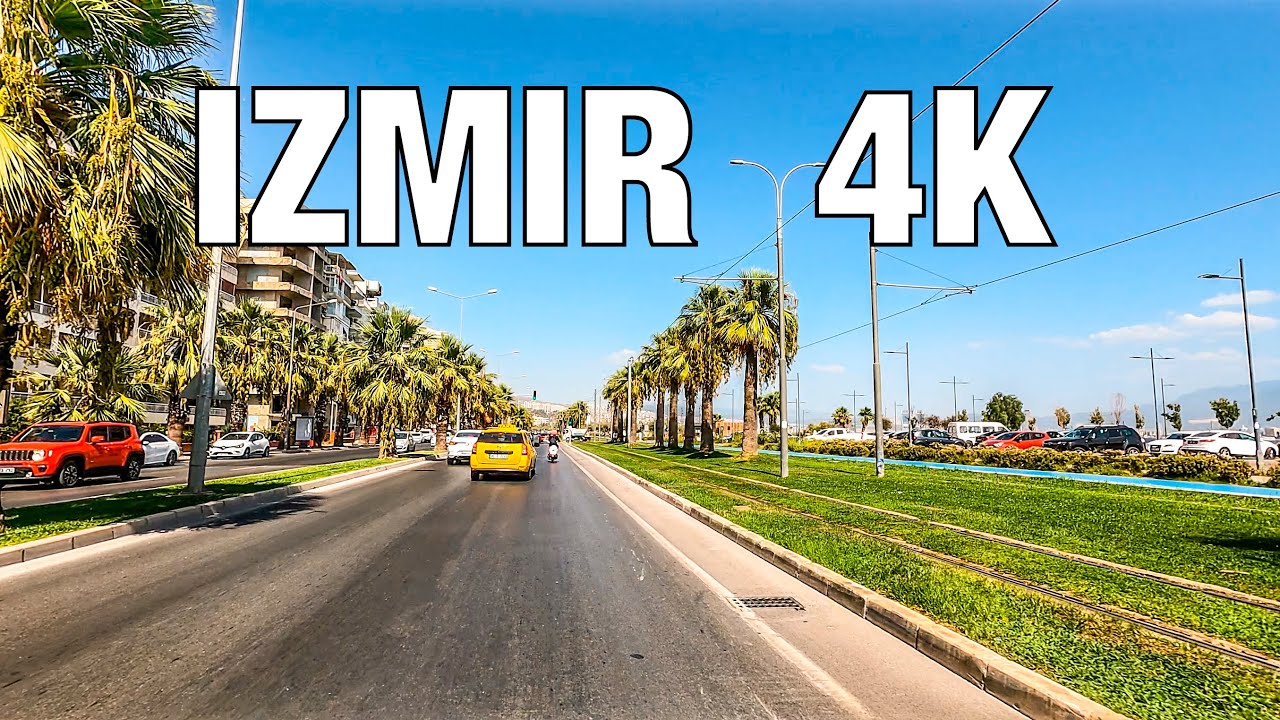 IZMIR 4K - Driving Tour - Karşıyaka Mavisehir - Turkey