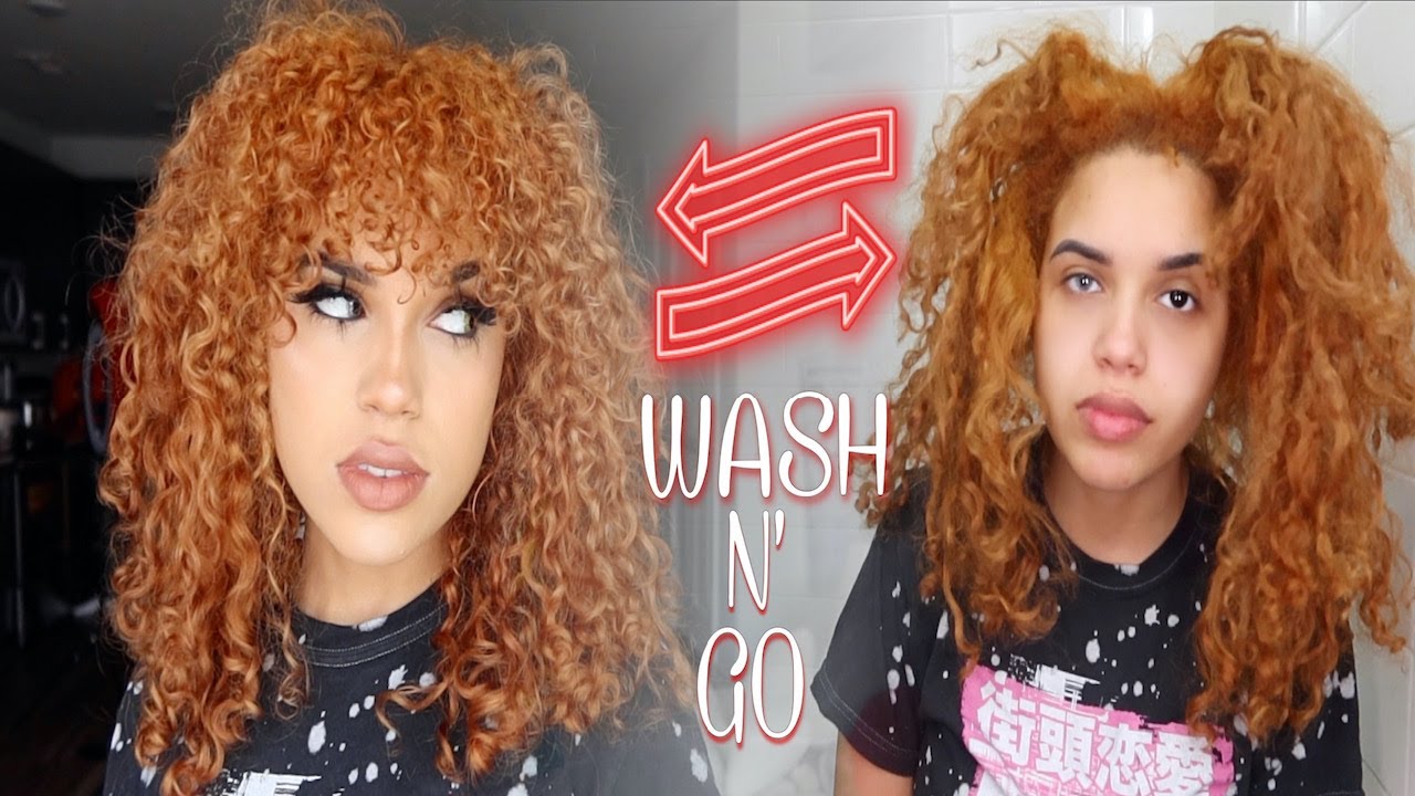 Vlogtober Day 15: COLOR TREATED (CURLY) WASH & GO ♡ Vanessa Lynn