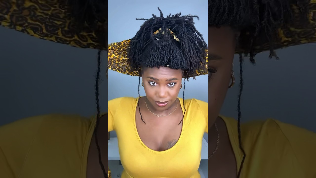 Head-wrap on Locs Tutorial  