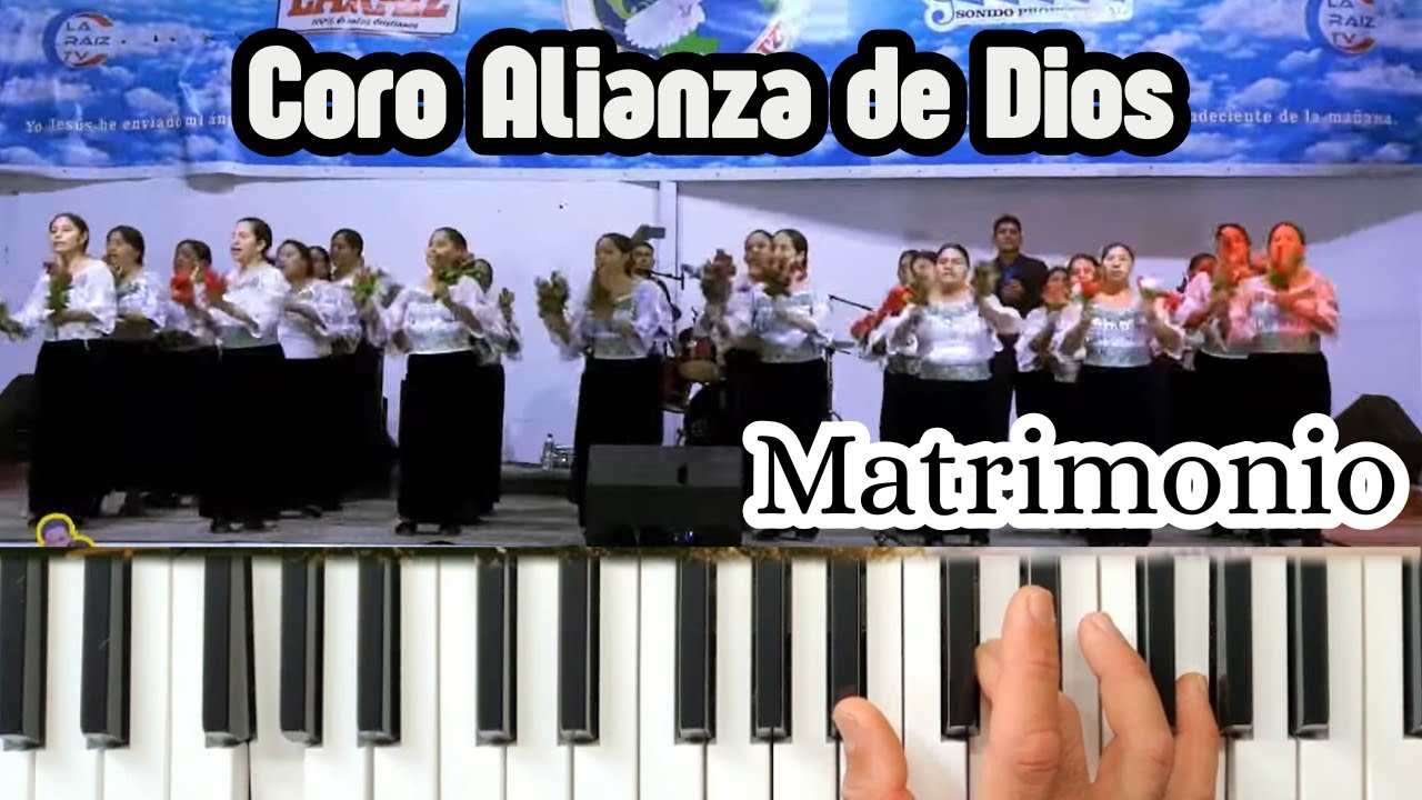 MATRIMONIO &ndash; Coro Alianza de Dios 🎹 | Tutorial de Piano PASO A PASO | KADASH Studios