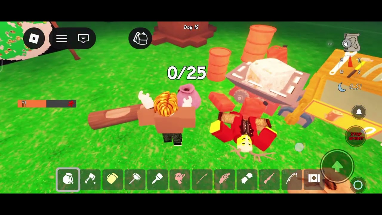How to upgrade camp fire at day 15 99 night in the forest 